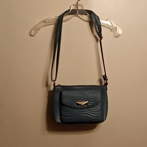 Nicole by Nicole Miller Blue Crossbody Purse